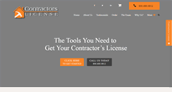 Desktop Screenshot of contractors-license.com